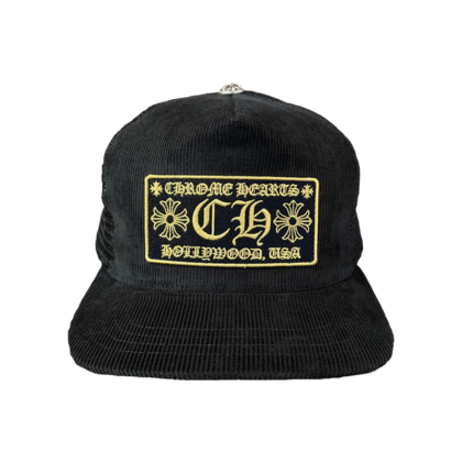 Chrome Hearts CH Hollywood Corduroy Trucker Hat