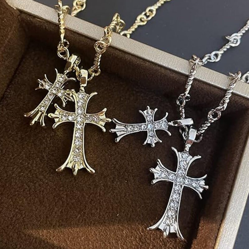 Chrome Hearts Baby Fat Luxury Diamond Necklace - Image 2