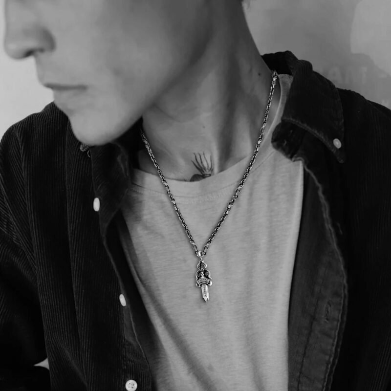 Chrome Hearts Double Dagger Pendant - Image 2