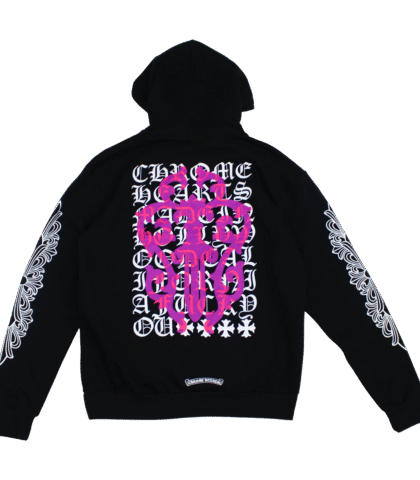 Chrome Hearts Eye Chart Pink Dagger Pullover