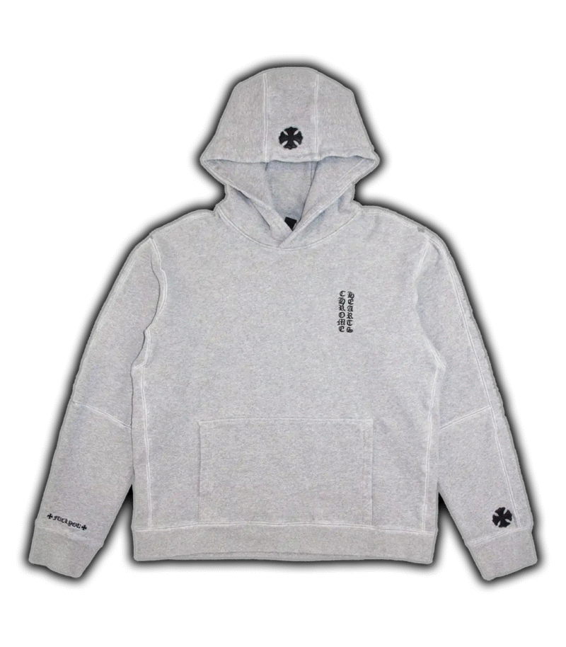 Chrome Hearts Leather Patch Fuck You Hoodie