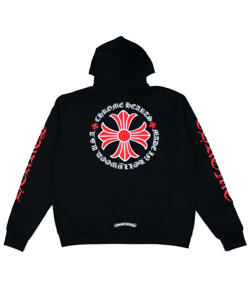 Chrome Hearts Made In Hollywood Plus Cross Zip Up Hoodie - Image 2