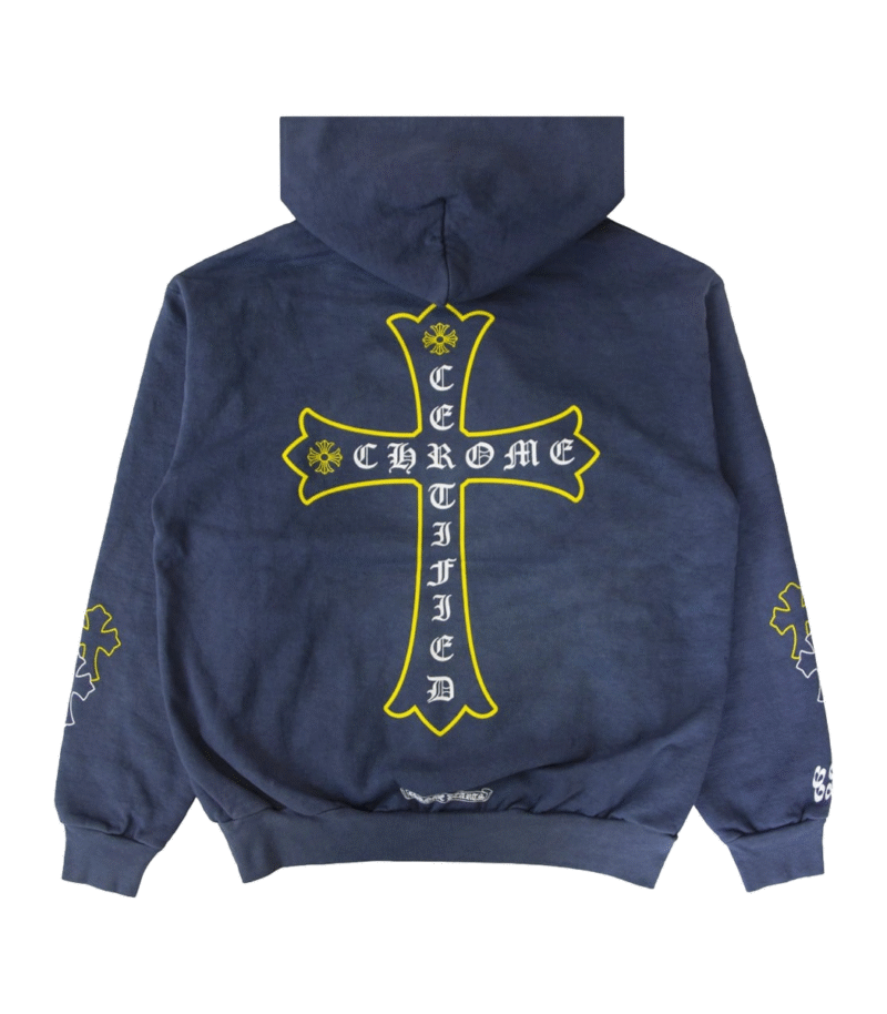 Chrome Hearts x Drake Certified Chrome Hand Dyed Hoodie