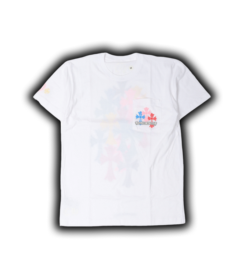 Chrome Hearts Multicolor Cross T-Shirt - Image 3