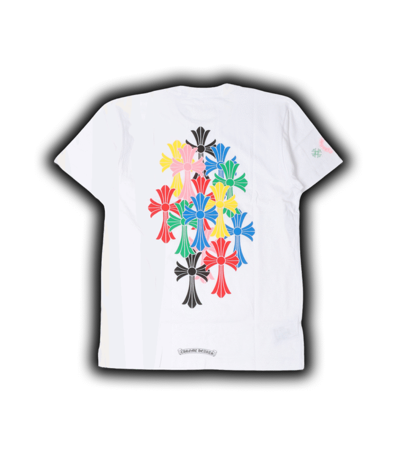 Chrome Hearts Multicolor Cross T-Shirt - Image 4